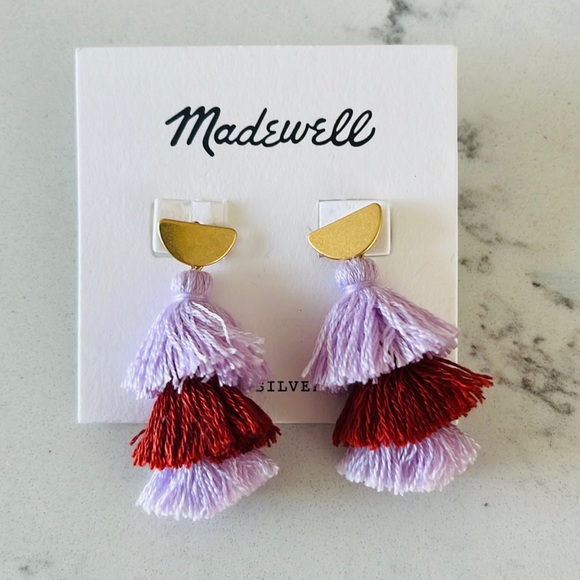 💖HP 5/2 💖Madewell tassel Woman’s Earrings - Picture 3 of 7